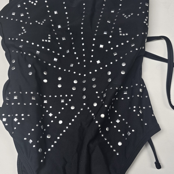 One Piece Black Swimsuit - Picture 2 of 5